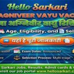 Indian Air Force Agniveer Vayu intake 02/2027 Recruitment 2026 Notification Banner Hello Sarkari